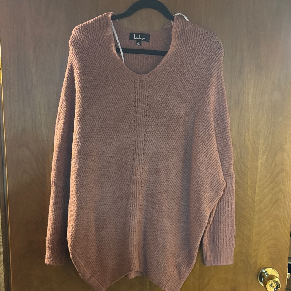Lulu's Mauve Knit Pullover